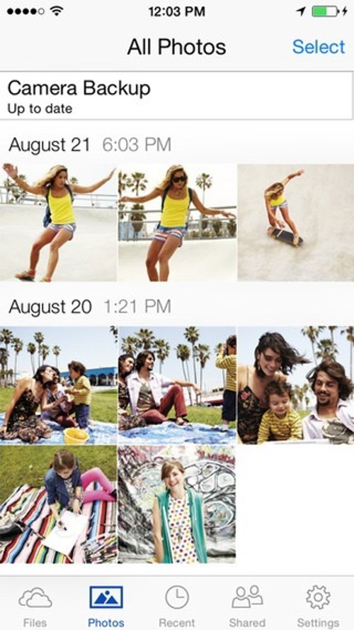 Aplicación OneDrive