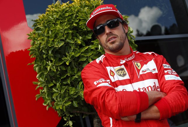 El piloto español de Ferrari Fernando Alonso
