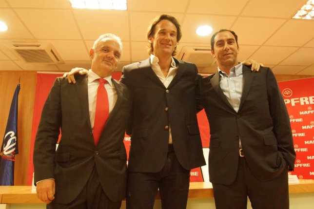 José Luis Escañuela, Carlos Moyá y Albert Costa