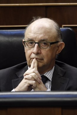 Cristóbal Montoro, ministro de Hacienda 