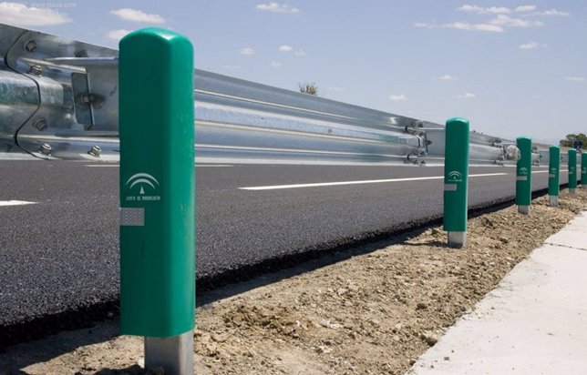 Sistema de protección para motoristas en carreteras andaluzas.