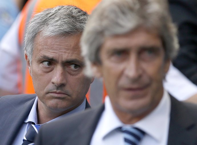 Mourinho y Pellegrini en un City-Chelsea