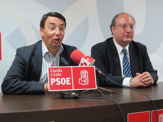 Los socialistas Fernando Pablos y Enrique Cabero