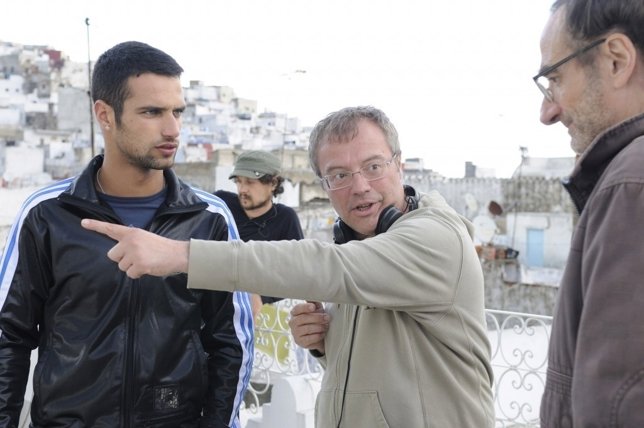 Monzón, durante el rodaje