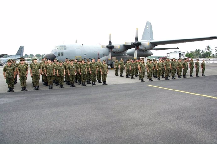 Destacamento Mamba del Ejército del Aire en Libreville (Gabón)      