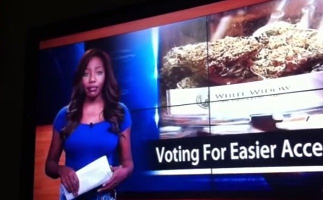 Una periodista dimite en directo confesando ser fundadora de un club de Cannabis