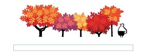 Doodle de Google llegada otoño