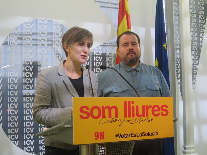 La coordinadora de ICV y portavoz de ICV-EUiA en el Parlament, Dolors Camats