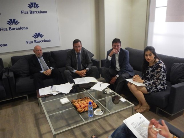 (Izq) G.Cortinovis, L.Serrano, B.Roegele Y P.Navarro