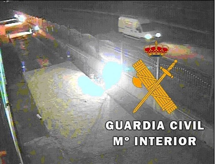 Imagen del vehículo en el momento del robo