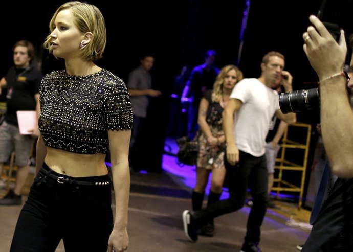 La foto, Jennifer Lawrence y Chris Martin acercan posiciones 