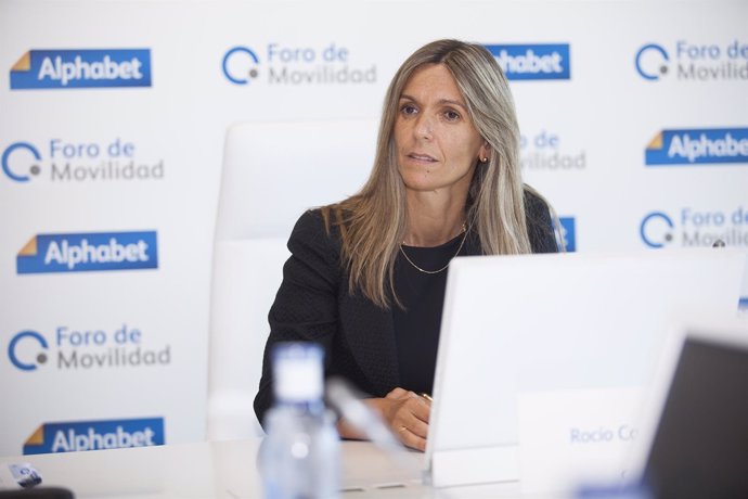 La directora del Foro de Movilidad, Rocío Carrascosa, durante su intervención
