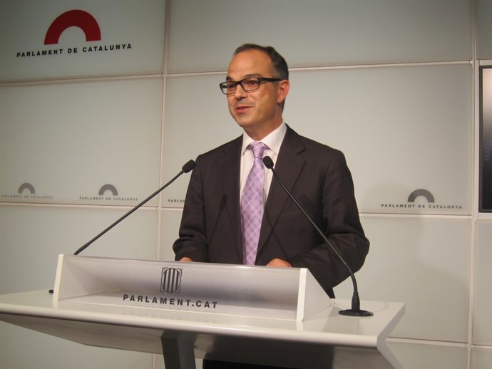 El líder de CiU en el Parlament, Jordi Turull.