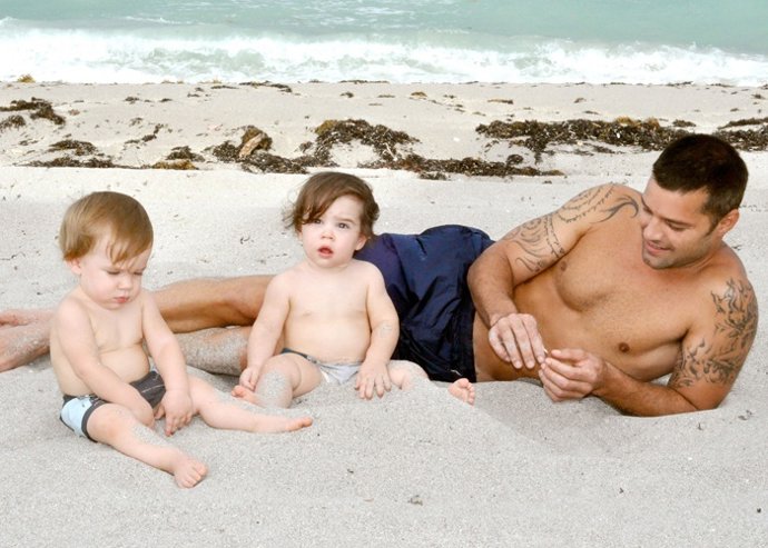 MIAMI - AUGUST 18:  In this handout image provided by Ricky Martin, Ricky Martin
