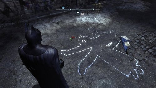 Escenario de la muerte de los padres de Batman en Arkham City
