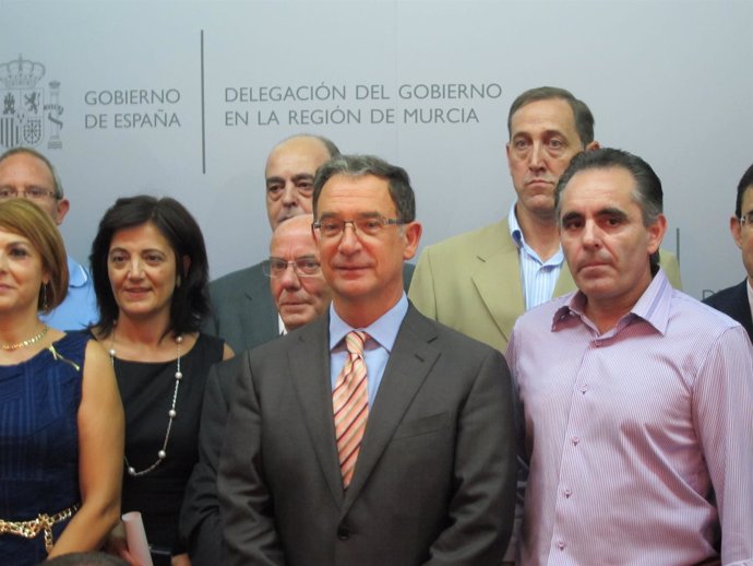 El delegado del Gobierno en la Región de Murcia, Joaquín Bascuñana