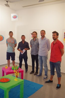 Luis Verde en Exposición de jóvenes artistas malagueños en la caja blanca 