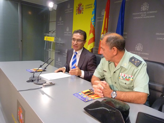 Presentación de los actos de la Guardia Civil en Valencia 
