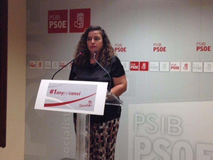 La portavoz del PSIB, Pilar Costa