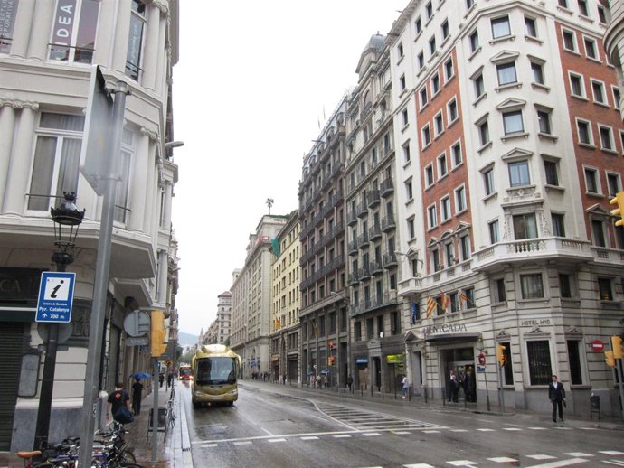 Via Laietana De Barcelona