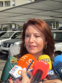 Carmen Crespo en rueda de prensa