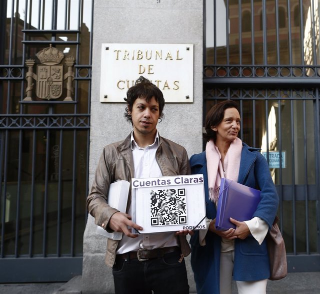 Carolina Bescansa y Segundo González, de Podemos en el tribunal de cuentas
