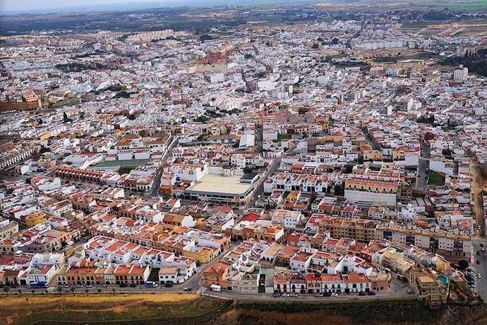 Vista aérea de Alcalá de Guadaíra.