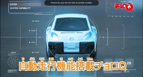 Coche autónomo de juguete