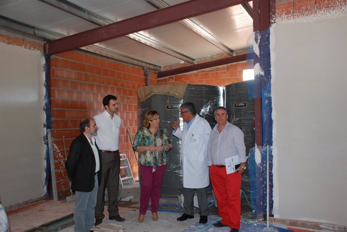 Visita de la delegada de Salud, Ángeles Jiménez, al Chare de Sierra de Segura