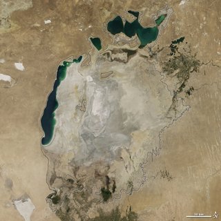 Lo que queda del Mar de Aral