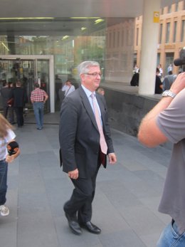 El exdtor de Prisiones Xavier Martorell tras declarar ante el juez