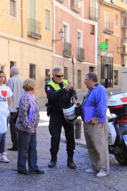 Seguridad en Toledo , policía local, agentes de trafico