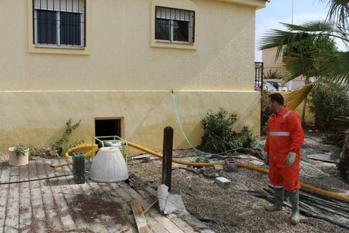 Destrozos por las lluvias en Mazarrón
