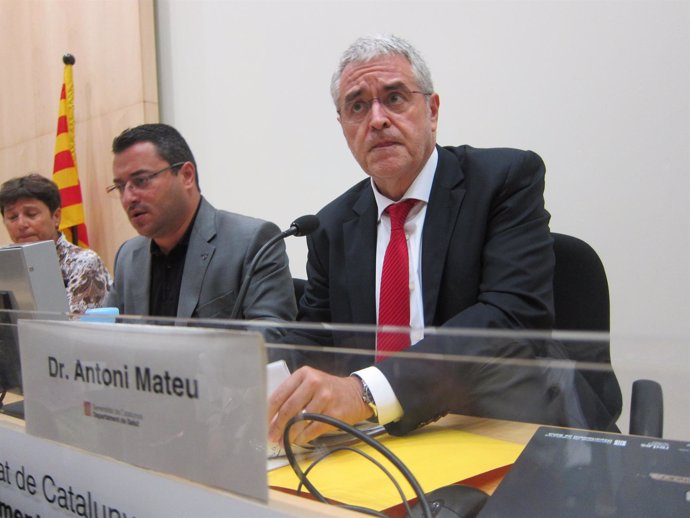 El alcalde de Sabadell, J.C.Sánchez y el secretario de Salud Pública A.Mateu