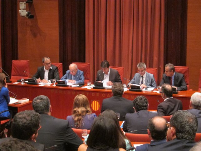 El expresident de la Generalitat Jordi Pujol en el Parlament