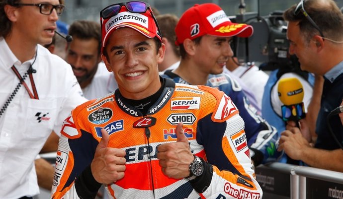 El piloto español de MotoGP Marc Márquez