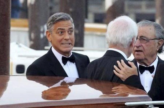 George Clooney y la abogada Amal Alamuddin se casan en Venecia