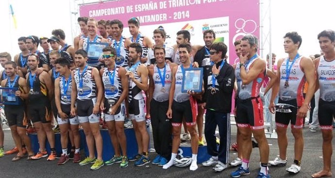 Vencedores del Campeonato de España de Triatlón por Clubes