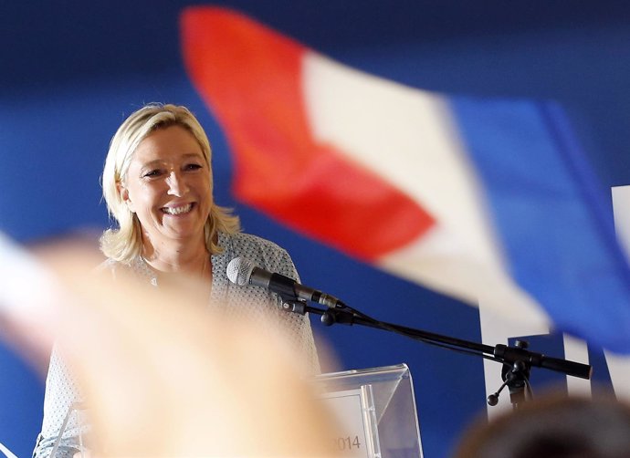 La líder del Frente Nacional, Marine Le Pen
