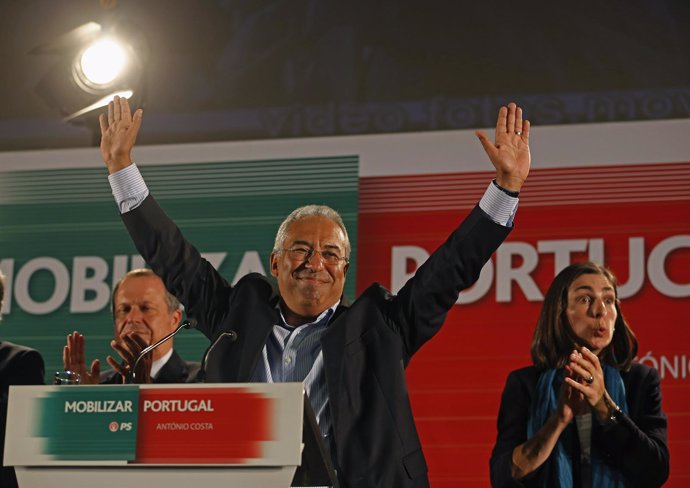 El alcalde de Lisboa y candidato socialista a primer ministro, António Costa