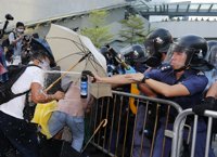 Imágenes de las manifestaciones en Hong Kong por la democracia