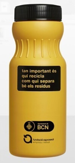 Nuevo envase para recoger aceite usado de cocina en Barcelona