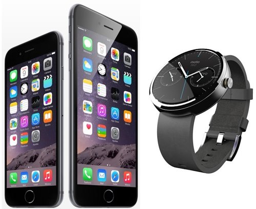 IPhone 6 iPhone 6 Plus y Moto 360