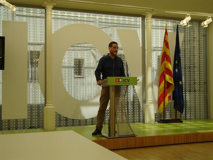 El secretario general de ICV, Josep Vendrell