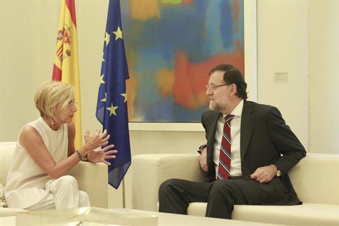 Mariano Rajoy recibe a Rosa Díez