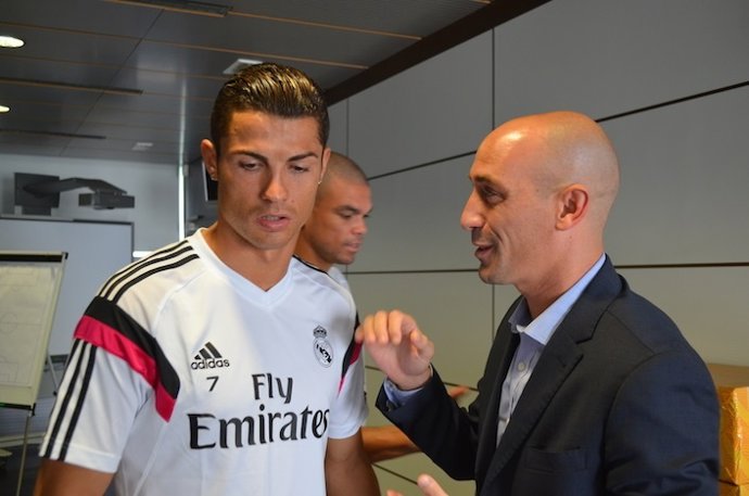 AFE visita a los jugadores del Real Madrid 