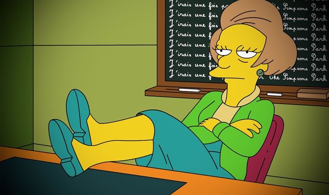 Edna Krabappel En Los Simpson