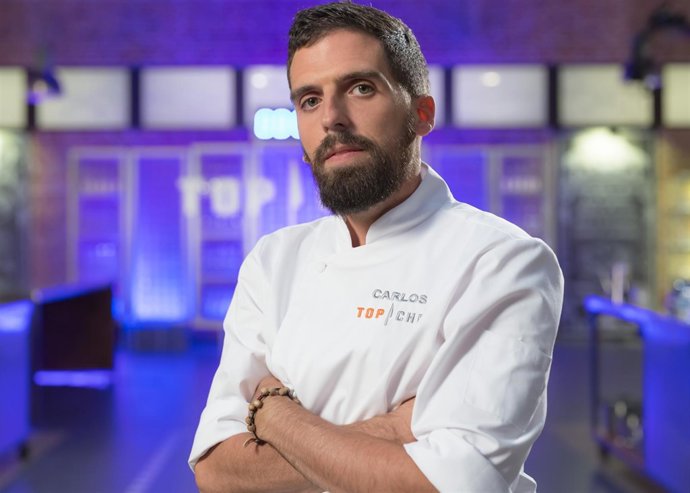 Top Chef, Carlos Medina y su emplatar en un CD de Camela