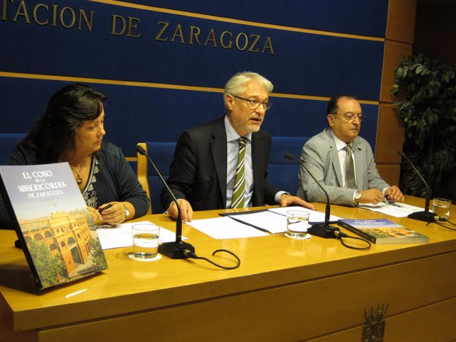 Yeste, Larqué y Solís han presentado la publicación este martes en la DPZ