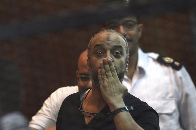 Mohamed El-Beltagi, uno de los líderes de los Hermanos Musulmanes juzgados en El